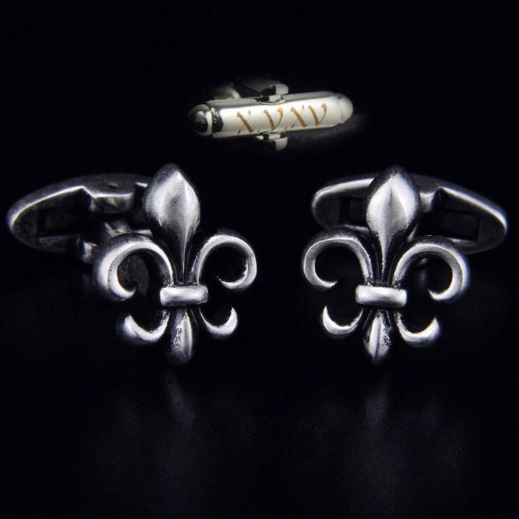 Herren-Hochzeits-Accessoires, Geschenke Für Männer ", " Art Bräutigam Groomsme, Graviert Hochzeit Manschettenknöpfe, Fleur De Lis Manschettenknöpfe von vvco