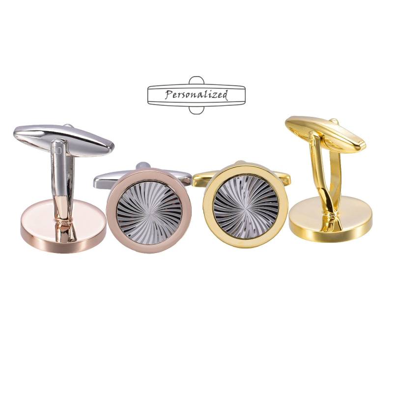 Personalisierte Meeresschildkröte Manschettenknöpfe Set - Individuell Gravierte Name Groomsmen Geschenke Interessante von vvco