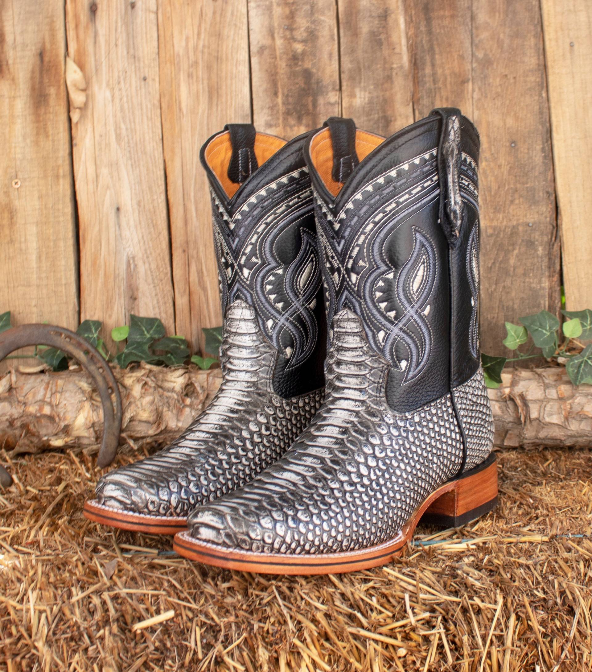 Mens Python Schlange Kunstleder Karree Cowboy Western Rodeo Stiefel Piton Mens Python Schlange Kunstleder Karree Cowboy Western Rodeo Stiefel Piton von vvmexico