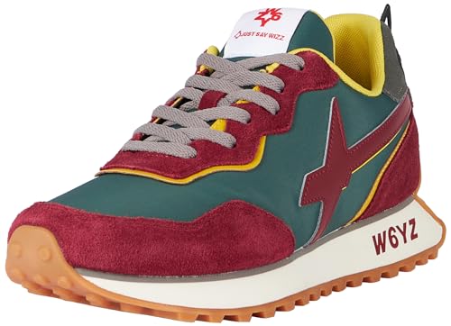 W6yz Herren Jet2-Uni. Oxford-Schuh, Green Bottle Bordeaux, 40 EU von w6yz