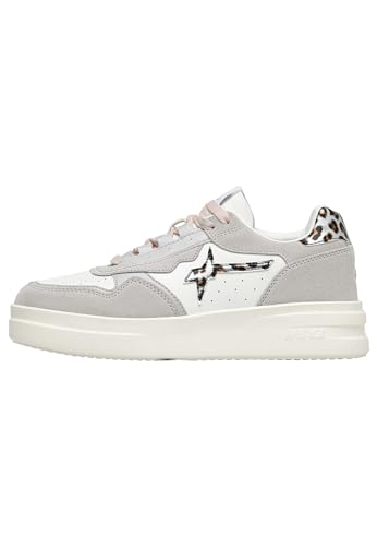 W6yz Damen Xenia W. Oxford-Schuh, Grau Weiß, 38 EU W6yz Damen Xenia W. Oxford-Schuh, Grau Weiß, 38 EU von w6yz