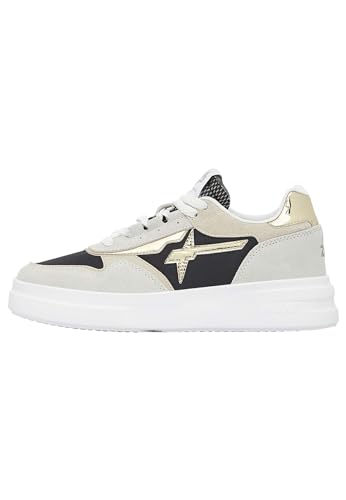 W6yz Damen Xenia W. Oxford-Schuh, Weiß Beige Schwarz, 36 EU W6yz Damen Xenia W. Oxford-Schuh, Weiß Beige Schwarz, 36 EU von w6yz