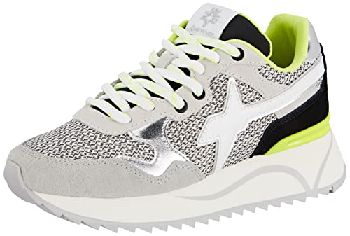w6yz Damen Yak-w Oxford-Schuh, Grau Weiß, 35 EU w6yz Damen Yak-w Oxford-Schuh, Grau Weiß, 35 EU von w6yz