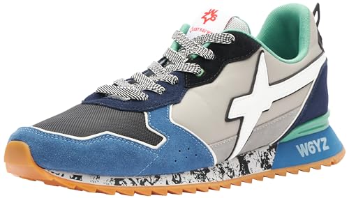 W6yz Herren Jet-M. Oxford-Schuh, blau, 49 1/3 EU W6yz Herren Jet-M. Oxford-Schuh, blau, 49 1/3 EU von w6yz