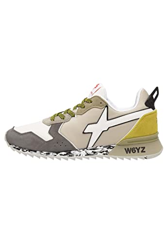 w6yz Jet-M.-Sneakers aus technischem Gewebe und Veloursleder, Anthrazit 46 von w6yz