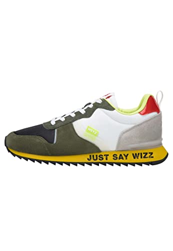 w6yz MAX M.-Sneaker aus Veloursleder und technischem Gewebe-Militär, Militärgrüne 40 von w6yz