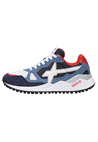 w6yz Wolf-M.-Sneaker aus Veloursleder und technischem Gewebe-Marineblau Marineblau 42 von w6yz