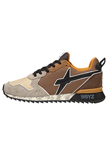 w6yz Jet-M.-Sneaker aus technischem Gewebe und Veloursleder-Taubengrau braun 45 von w6yz