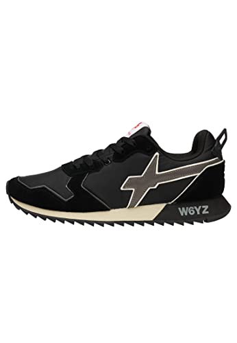 w6yz Jet-M.-Sneakers aus technischem Gewebe und Veloursleder, schwarz 46 von w6yz