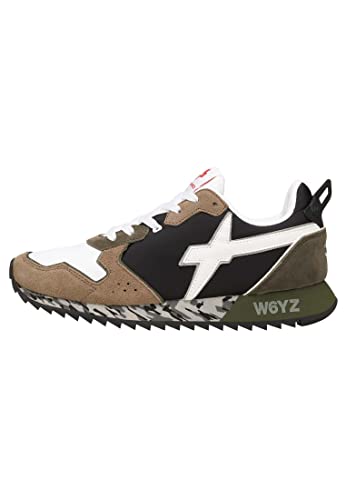 w6yz Jet-M.-Sneaker mit Camouflage-Laufsohle-Schwarz Mehrfarbig 40 von w6yz