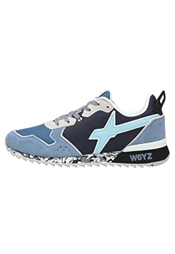 w6yz Jet-M.-Sneakers aus technischem Gewebe und Veloursleder-Himmelblau, Himmlisch 42 von w6yz