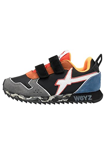 w6yz Jet VL-J.-Sneakers aus technischem Gewebe und Veloursleder-Anthrazit, schwarz 24 von w6yz