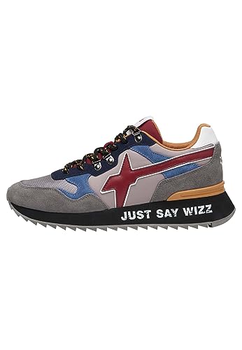 w6yz Yak-M.-Sneakers aus Veloursleder und Nylon-Anthrazit, Anthrazit 45 von w6yz