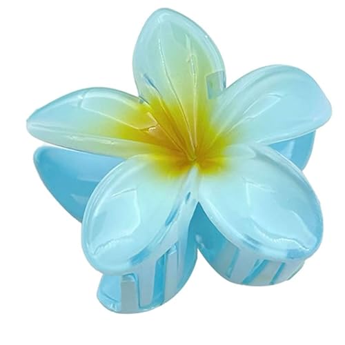 Haarklammer Blume, Niedliche Haarspange Blume für Damen, Flower Hair Clip für Dickes Haar, Bunt Blumen Hibiskus Haarschmuck für Damen, Rutschfest Haarstyling für Dickes Dünnes Haar (1 Stück Blau) Haarklammer Blume, Niedliche Haarspange Blume für Damen, Flower Hair Clip für Dickes Haar, Bunt Blumen Hibiskus Haarschmuck für Damen, Rutschfest Haarstyling für Dickes Dünnes Haar (1 Stück Blau) von waabose