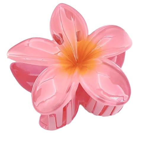 Haarklammer Blume, Niedliche Haarspange Blume für Damen, Flower Hair Clip für Dickes Haar, Bunt Blumen Hibiskus Haarschmuck für Damen, Rutschfest Haarstyling für Dickes Dünnes Haar (1 Stück Rosarot) Haarklammer Blume, Niedliche Haarspange Blume für Damen, Flower Hair Clip für Dickes Haar, Bunt Blumen Hibiskus Haarschmuck für Damen, Rutschfest Haarstyling für Dickes Dünnes Haar (1 Stück Rosarot) von waabose
