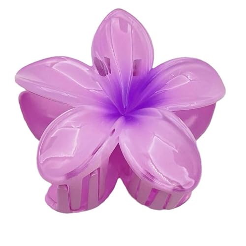 Haarklammer Blume, Niedliche Haarspange Blume für Damen, Flower Hair Clip für Dickes Haar, Bunt Blumen Hibiskus Haarschmuck für Damen, Rutschfest Haarstyling für Dickes Dünnes Haar (1 Stück Lila) Haarklammer Blume, Niedliche Haarspange Blume für Damen, Flower Hair Clip für Dickes Haar, Bunt Blumen Hibiskus Haarschmuck für Damen, Rutschfest Haarstyling für Dickes Dünnes Haar (1 Stück Lila) von waabose