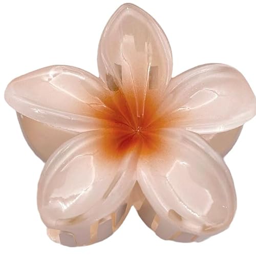 Haarklammer Blume, Niedliche Haarspange Blume für Damen, Flower Hair Clip für Dickes Haar, Bunt Blumen Hibiskus Haarschmuck für Damen, Rutschfest Haarstyling für Dickes Dünnes Haar (1 Stück Orange) Haarklammer Blume, Niedliche Haarspange Blume für Damen, Flower Hair Clip für Dickes Haar, Bunt Blumen Hibiskus Haarschmuck für Damen, Rutschfest Haarstyling für Dickes Dünnes Haar (1 Stück Orange) von waabose