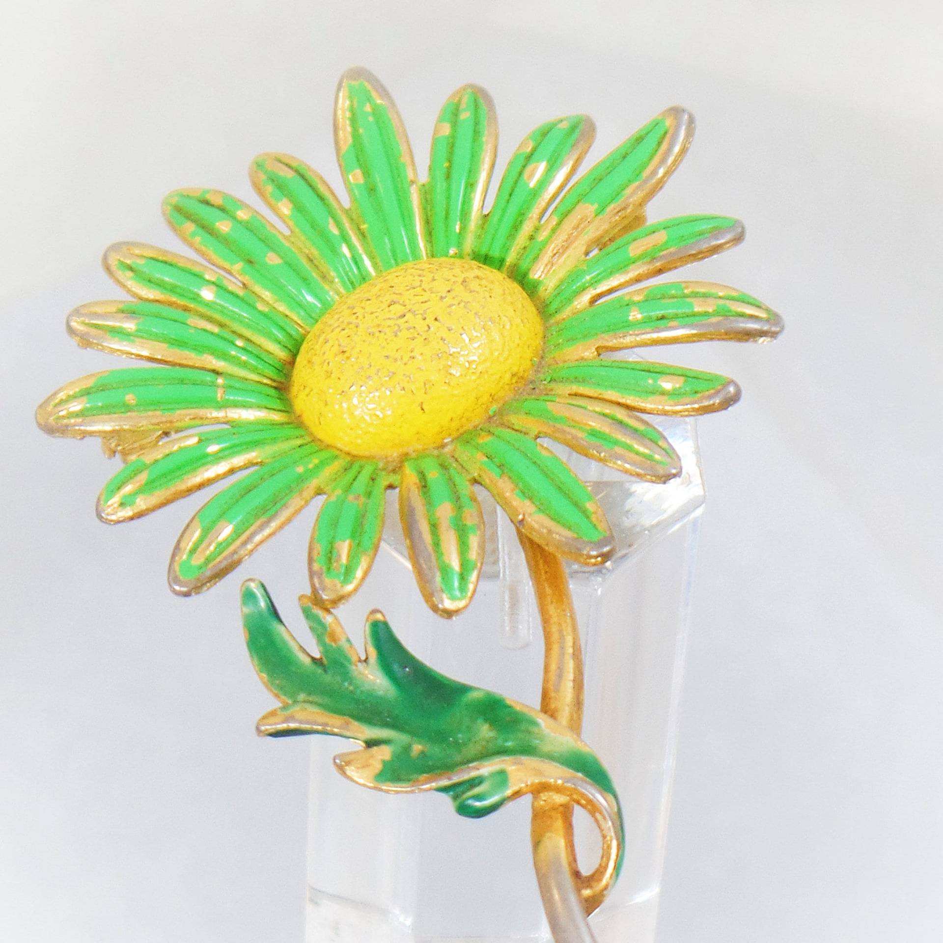 Blumenbrosche. Vintage Brosche. Shabby Chic Grüne Daisy Pin. Schmuck Für Frauen. Broschen Bräute. Waalaa Blumenbrosche. Vintage Brosche. Shabby Chic Grüne Daisy Pin. Schmuck Für Frauen. Broschen Bräute. Waalaa von waalaa