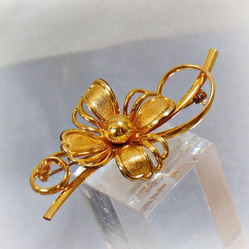 Goldene Brosche. Blumenbrosche. Rose Gold-Blumen-Brosche. Vintage Forstner 12K Gf Gold Pin. Schmuck Für Frauen. Bräute. Waalaa Goldene Brosche. Blumenbrosche. Rose Gold-Blumen-Brosche. Vintage Forstner 12K Gf Gold Pin. Schmuck Für Frauen. Bräute. Waalaa von waalaa