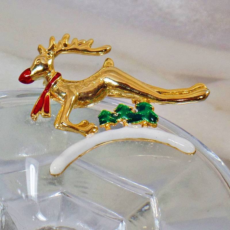 Weihnachten-Brosche. Rudolph Brosche. Rentier-Pin. Pin. Emaille-Rentier-Brosche. Emaille-Rudolph-Pin. Broschen Für Frauen. Waalaa Weihnachten-Brosche. Rudolph Brosche. Rentier-Pin. Pin. Emaille-Rentier-Brosche. Emaille-Rudolph-Pin. Broschen Für Frauen. Waalaa von waalaa