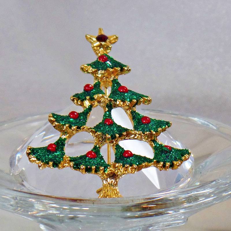 Weihnachten-Brosche. Vintage Brosche. Weihnachtsbaum-Brosche. Glitter Schmuck Für Frauen. Weihnachtsschmuck. Broschen Waalaa Weihnachten-Brosche. Vintage Brosche. Weihnachtsbaum-Brosche. Glitter Schmuck Für Frauen. Weihnachtsschmuck. Broschen Waalaa von waalaa