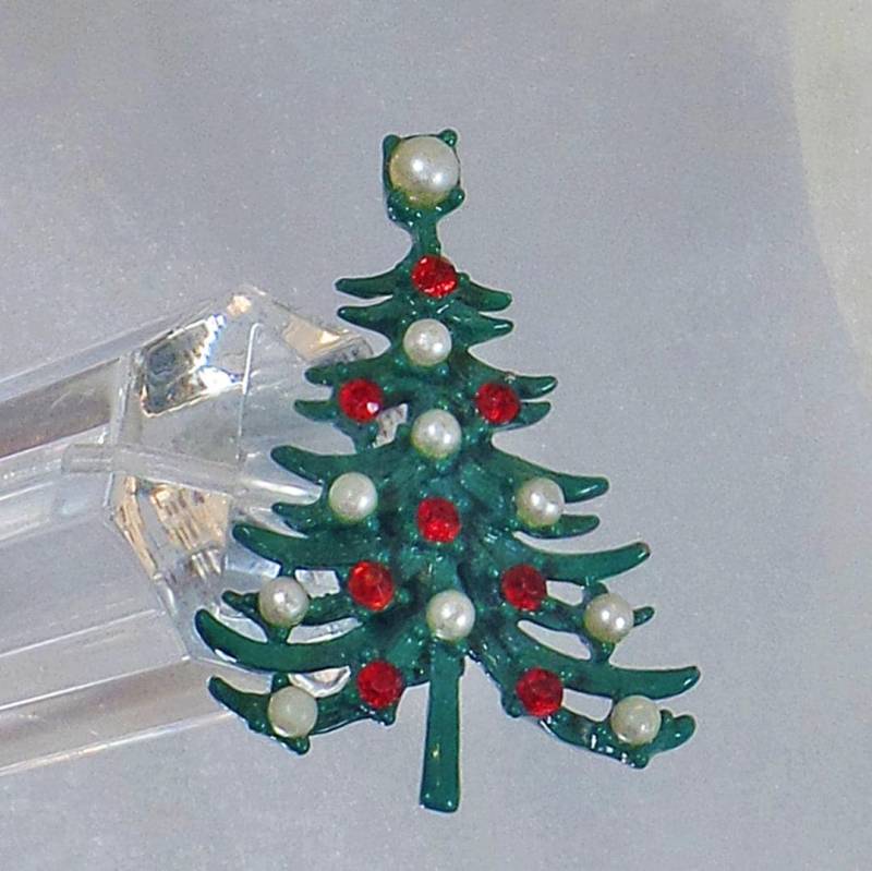 Weihnachten-Brosche. Weihnachten-Pin. Perlen Und Strass-Weihnachtsbaum-Brosche. Strass-Weihnachtsbaum-Pin. Waalaa Weihnachten-Brosche. Weihnachten-Pin. Perlen Und Strass-Weihnachtsbaum-Brosche. Strass-Weihnachtsbaum-Pin. Waalaa von waalaa
