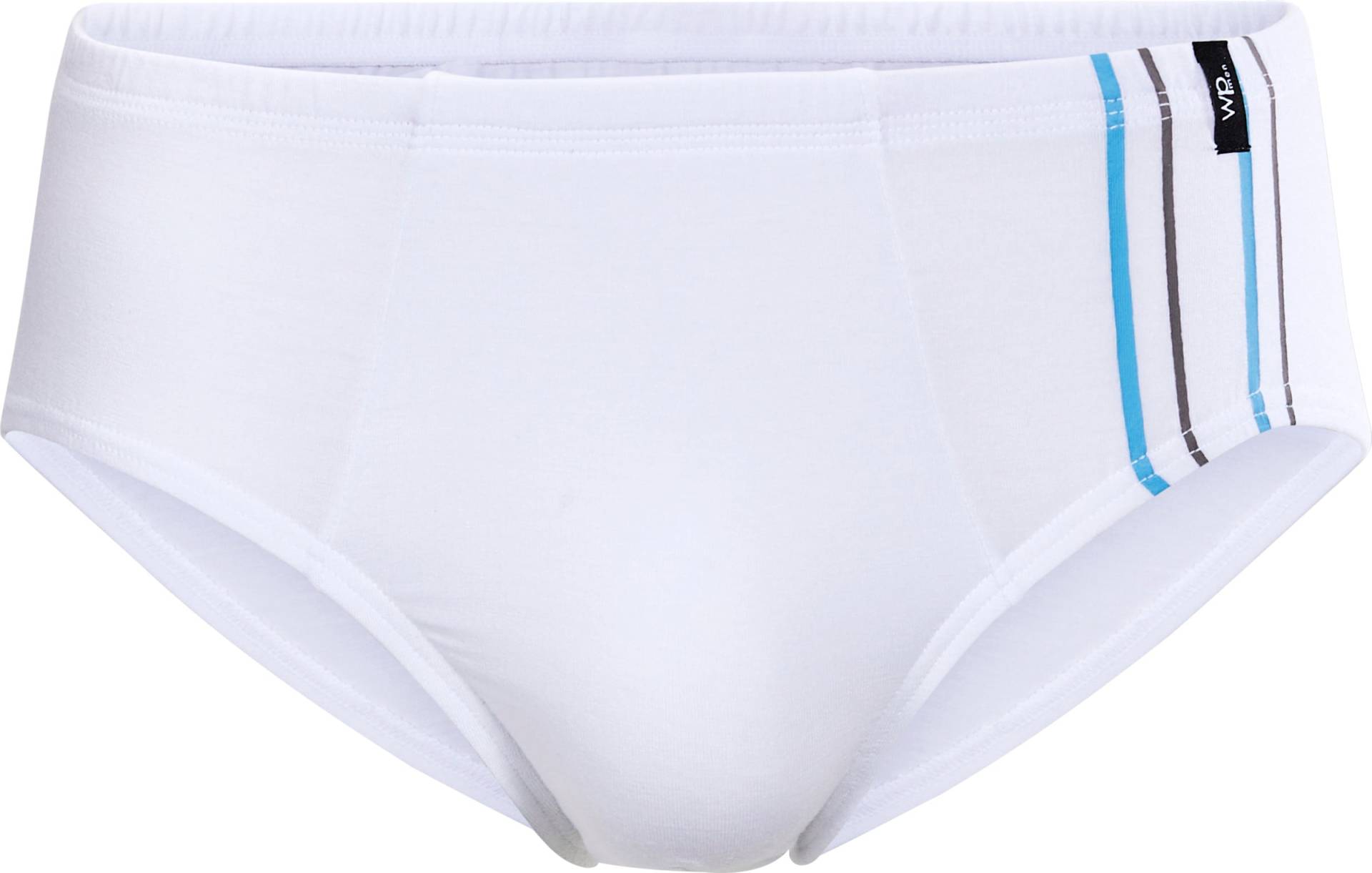 Sieh an! Herren Slip, weiß-aqua von wäschepur men