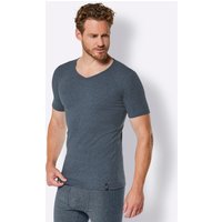 Witt Weiden Herren Shirt jeansblau-meliert von wäschepur men