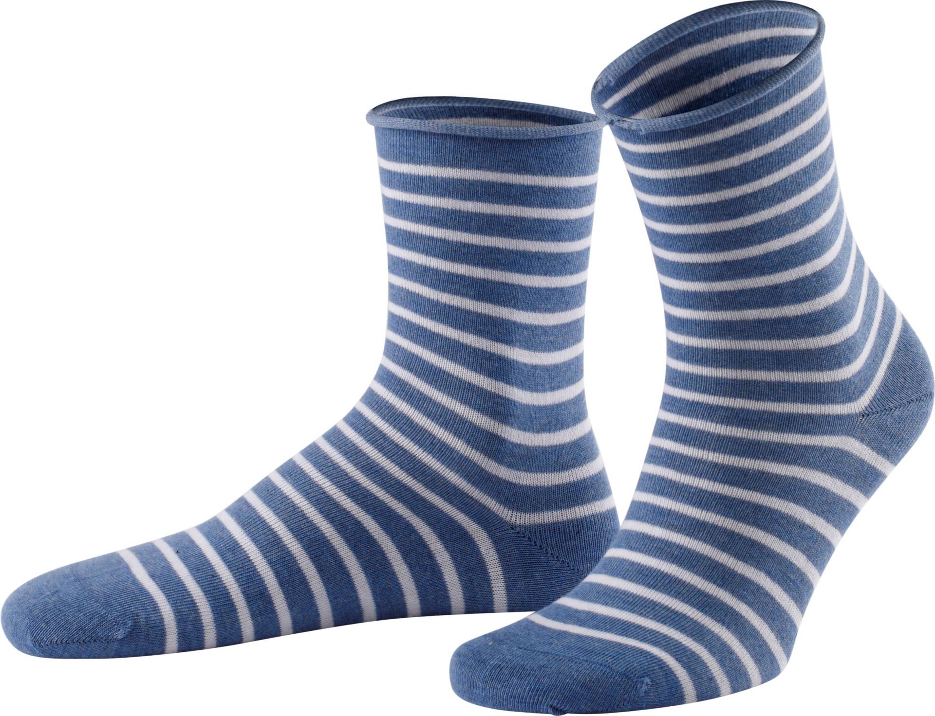 Sieh an! Damen Damen-Socken jeansblau-meliert von wäschepur