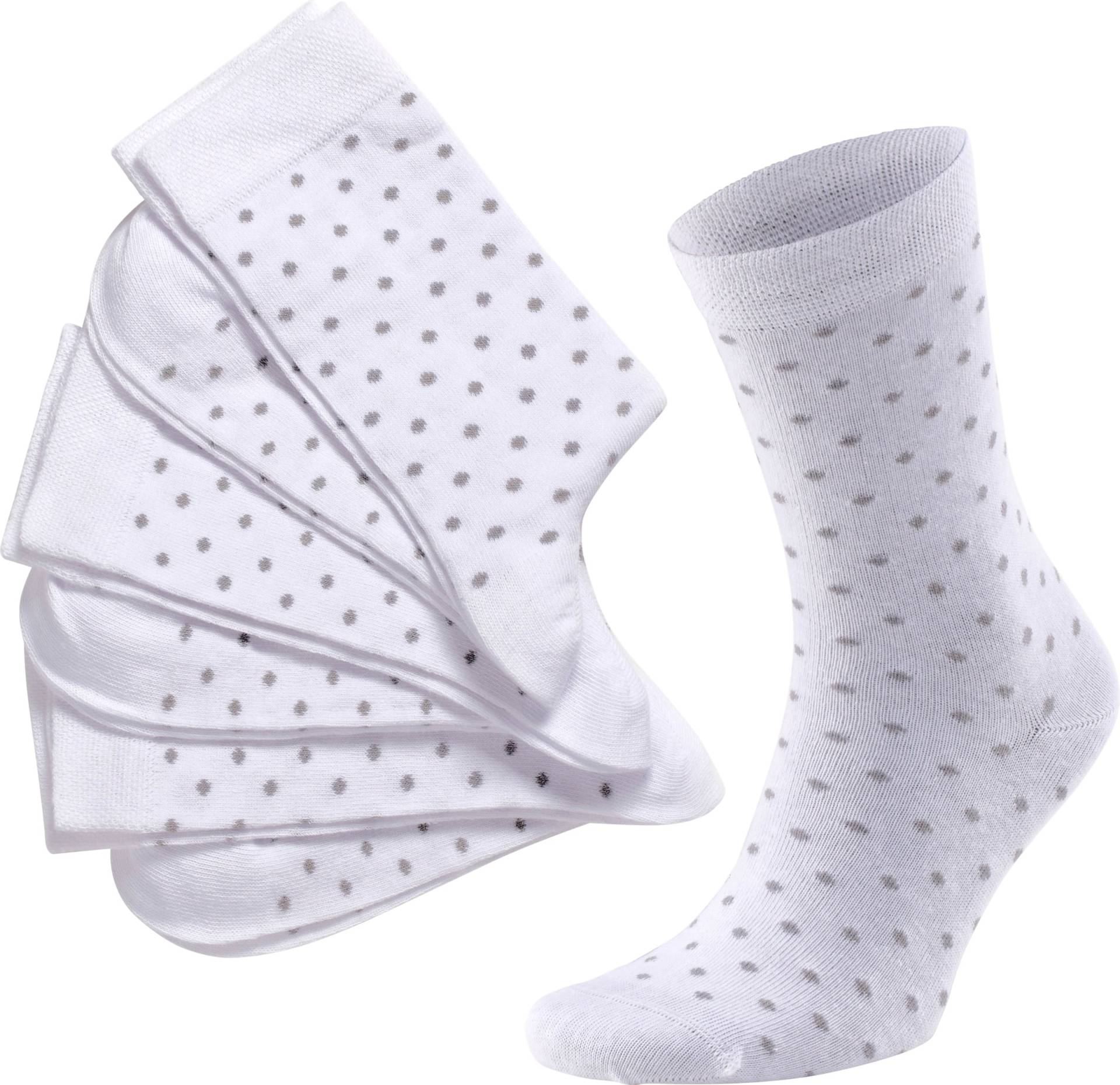 Sieh an! Damen Damen-Socken weiß von wäschepur