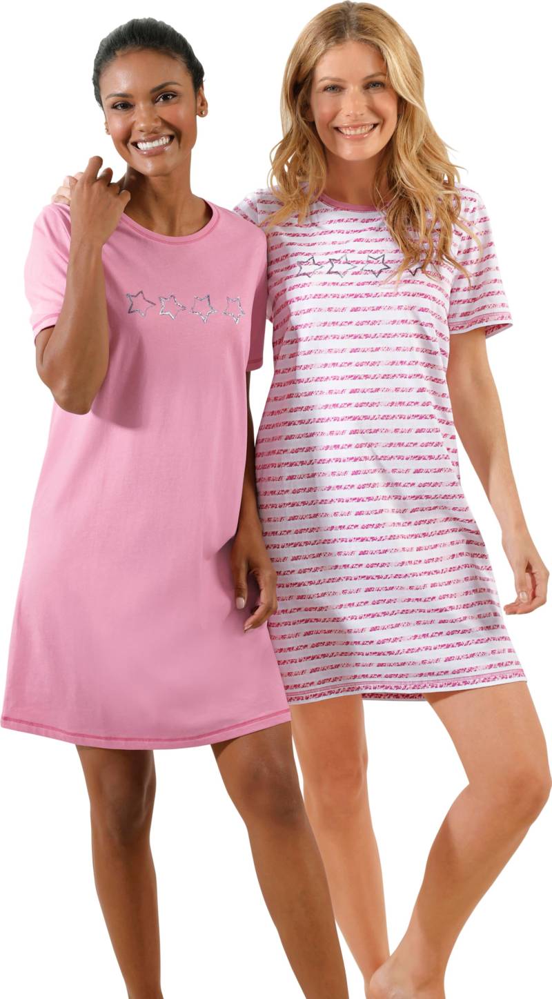 Kurzarm-Sleepshirts von wäschepur