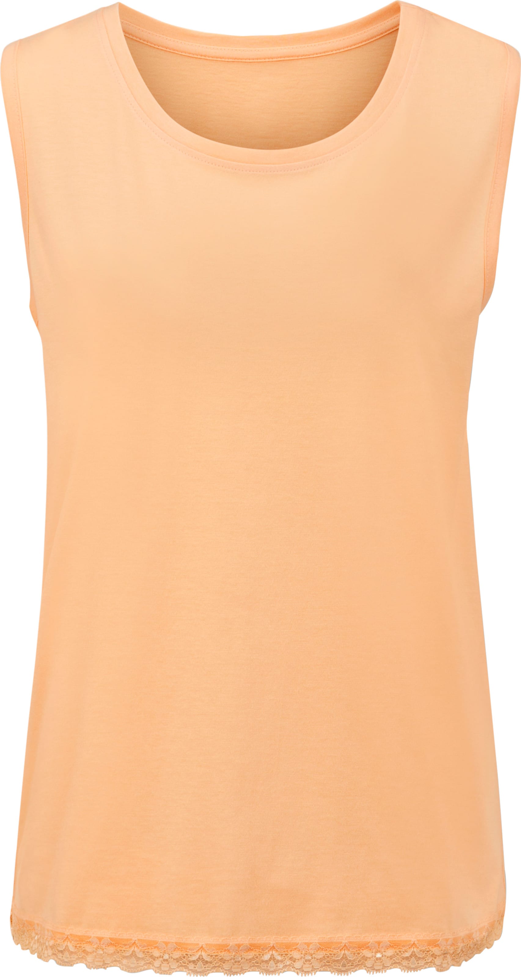 Sieh an! Damen Schlafanzug-Shirt apricot von wäschepur