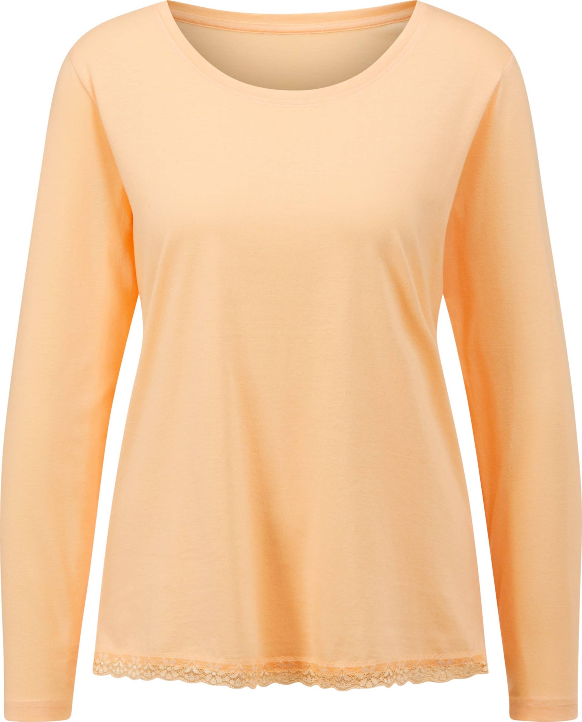 Sieh an! Damen Schlafanzug-Shirt apricot von wäschepur