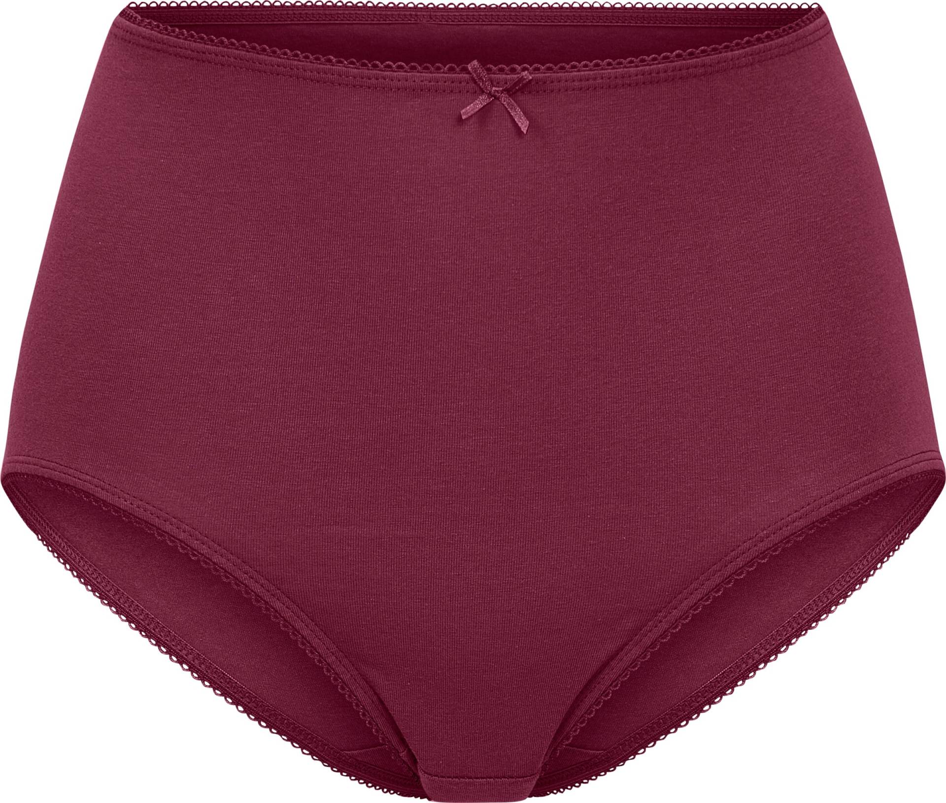 Sieh an! Damen Taillenslip 2x rauchblau-bedruckt + 1x rauchblau + 1x bordeaux von wäschepur