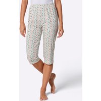 Witt Weiden Damen Capri-Hose ecru-apricot-bedruckt von wäschepur