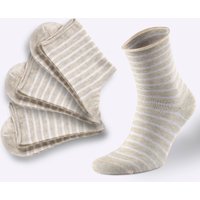 Witt Weiden Damen Damen-Socken beige-meliert von wäschepur