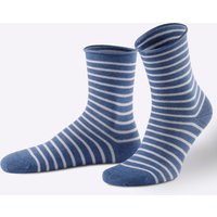 Witt Weiden Damen Damen-Socken jeansblau-meliert von wäschepur