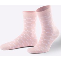 Witt Weiden Damen Damen-Socken rosé-weiß von wäschepur