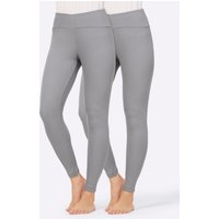 Witt Weiden Damen Leggings steingrau von wäschepur