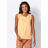 Witt Weiden Damen Schlafanzug-Shirt apricot von wäschepur