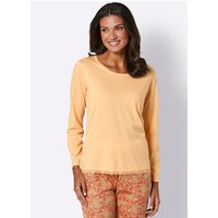 Witt Weiden Damen Schlafanzug-Shirt apricot von wäschepur