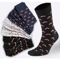 Witt Weiden Damen Socken 2x marine + 2x hellgrau + 3x schwarz von wäschepur