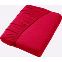 Witt Weiden  Spannbetttuch rot von wäschepur