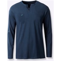 Witt Weiden Herren Schlafanzug-Shirt dunkelblau von wäschepur