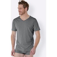 Witt Weiden Herren Shirt anthrazit-gestreift von wäschepur men