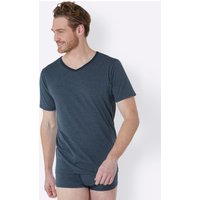 Witt Weiden Herren Shirt dunkelblau-gestreift von wäschepur men