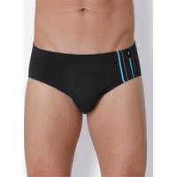 Witt Weiden Herren Slip schwarz-aqua von wäschepur men