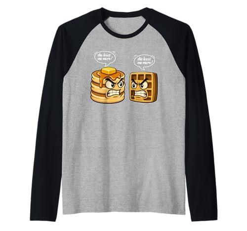 Lustige Waffeln Pfannkuchen Mädchen Frauen Tochter She Love Me More Raglan Lustige Waffeln Pfannkuchen Mädchen Frauen Tochter She Love Me More Raglan von waffles pancake Girl Daughter Niece
