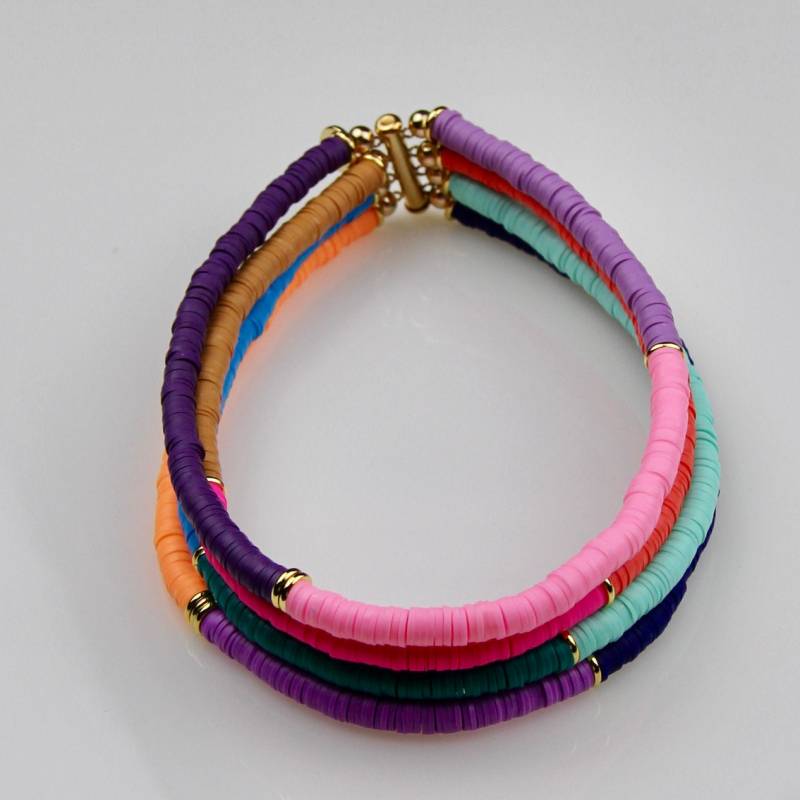 Ode To Joy Multi-Row Necklace Ode To Joy Multi-Row Necklace von waittJEWELS