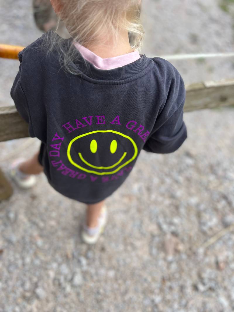 Bügel-/Flexfolie "Have A Good Day" - Zum Selbst Aufbügeln Kinder Pullover von waldsichtdesign